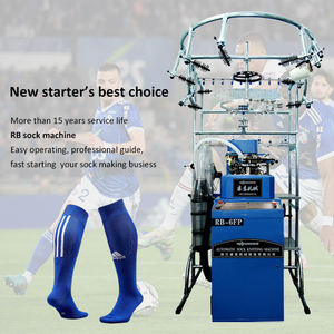 Maquina Para Hacer Medias เครื่องถักถุงเท้า,เครื่องทำถุงเท้าผ้าฝ้ายระบบคอมพิวเตอร์อัตโนมัติสำหรับทำถุงน่องกีฬา - Product Image 1