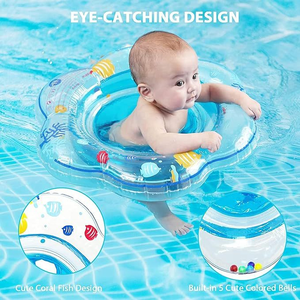 Flotador de Natación para Bebés, Juguetes para Piscina y <span class=keywords><strong>Bañera</strong></span>, Accesorios de Piscina para Niños, Asiento Flotante Circular para Natación, Fiesta de Verano en la <span class=keywords><strong>Playa</strong></span> o Piscina - Product Image 4