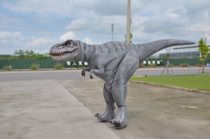 Costume de dinosaure réaliste <span class=keywords><strong>Jurassic</strong></span> Garden pour aire de jeux, spectacle de dinosaures, parc extérieur, T-rex géant fait main sur mesure - Product Image 2