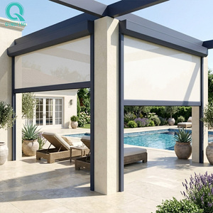 Persianas enrollables motorizadas impermeables para patio y jardín QINGYING - Product Image 1