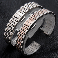 Bracelet de montre en acier inoxydable pour Armani AR1926/1911/11223 Tissot, bracelet de montre 12/14/16/18/20/22mm