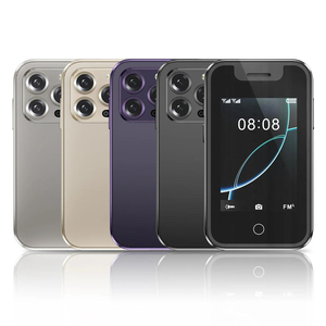 Téléphone portable mini <span class=keywords><strong>BM16</strong></span> PRO avec écran tactile, double SIM, fonction Magic Voice, Bluetooth, radio FM, 2G GSM, écran 2,4 pouces - Product Image 1