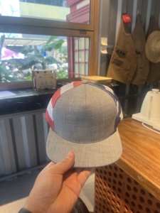 หมวกแก๊ป 5 แฉก แบบตาข่าย สั่งทำได้ ขายส่ง หมวกเปล่า หมวก Snapback สำหรับผู้ชาย โรงงานผลิตพร้อมโลโก้สั่งทำ - Product Image 3