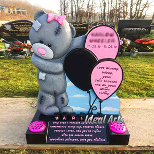 Pierre commémorative personnalisée <span class=keywords><strong>en</strong></span> forme de cœur <span class=keywords><strong>pour</strong></span> bébé, ours <span class=keywords><strong>en</strong></span> peluche, marqueur de <span class=keywords><strong>tombe</strong></span> <span class=keywords><strong>pour</strong></span> nourrisson, <span class=keywords><strong>pour</strong></span> le cimetière - Product Image 3