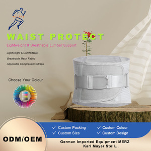 <span class=keywords><strong>Ceinture</strong></span> de soutien lombaire fine et respirante personnalisée <span class=keywords><strong>pour</strong></span> le sport et le fitness, avec compression et contrôle abdominal - Product Image 1