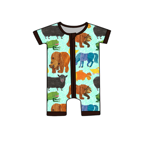 Barat, Natal, Berburu/memancing Zippys, Baju Pendek Beritsleting Ganda  Bambu Zippy  Bambu Baju Bayi Baru Lahir Beritsleting - Product Image 5