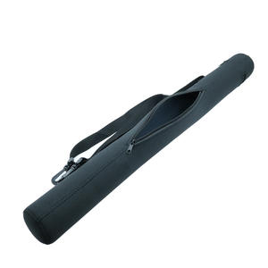 Logotipo personalizado 12oz Neopreno Golf Cooler Beer Can Sleeve Tubo de cilindro largo 6 paquetes con correa de hombro ajustable Bolsas de refrigeración - Product Image 2