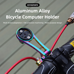 Colorful Bike Stopwatch Holder Bike <strong>Computer</strong> Extension Bracket <strong>MTB</strong> Bike Speedometer Stem Mount Holder for Garmin Bryton Cateye - Product Image 1