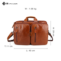 Sacoche en cuir souple personnalisée pour homme, idéale pour les voyages d'affaires et l'usage quotidien, sac à dos avec sangle réglable et amovible, sacoche pour ordinateur portable