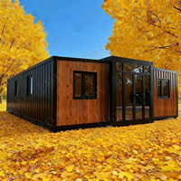 Maison conteneur extensible imperméable avec revêtement anti-UV FLKT, garantie de 2 ans, fabrication directe, maison préfabriquée moderne, mini-maison habitable