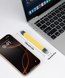 240W USB-C <strong>to</strong> <strong>USBC</strong> Short Flat Cable13CM 80Gbps <strong>Thunderbolt</strong> 5/4 Compatible, Fast Charging OTG &amp; 8K Display Support for All Type-C - Product Image 4