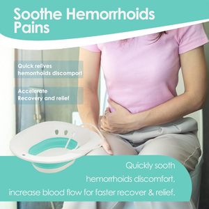 Vendita calda oni sedile a vapore per le donne con bagno pieghevole Sitz per il sedile del water emorroidi cura del bacino - Product Image 3