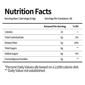पाचन स्वास्थ्य के लिए प्रीबायोटिक फाइबर पूरक पाउडर, आंत के स्वास्थ्य के लिए घुलनशील फाइबर, ग्लूटेन और चीनी मुक्त, केटो, वेगन - Product Image 2