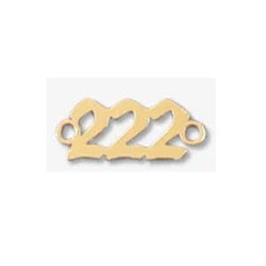 Conector de abalorios de joyería no tóxico de doble agujero, acero inoxidable <span class=keywords><strong>000</strong></span> ~ 999, colgante de número árabe deportivo de la suerte para la fabricación de joyas - Product Image 6