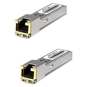 Módulo SFP RJ45 1,25G 10/100/1000Base-t Gigabit 100M Compatible con el módulo SFP transceptor de fibra óptica de cobre de 1/2/2/1