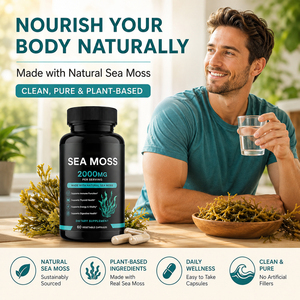 Capsules d'algues marines irlandaises biologiques OEM certifiées GMP pour la santé de la peau, des cheveux et des articulations - Product Image 3