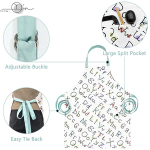 Grembiule da Cucina in Cotone Slub Personalizzato OEM, Stampa Digitale Reattiva, Basso MOQ, Direttamente dalla Fabbrica per Acquirenti Commerciali - Product Image 5