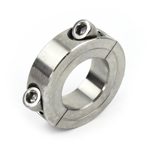 <span class=keywords><strong>Collier</strong></span> d'arbre en acier et acier inoxydable <span class=keywords><strong>Collier</strong></span> d'arbre verrouillable à double arbre fendu avec vis à capuchon pour roues fixes - Product Image 2
