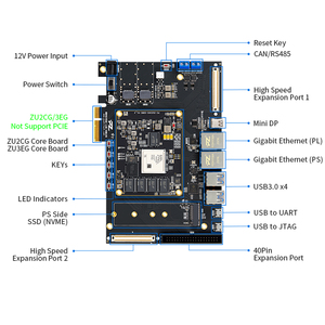 Scheda di sviluppo Puzhi AMD FPGA PZ-ZU2CG-KFB PZ-ZU3EG-KFB Xilinx Zynq UltraScale DDR4 USB3.0 Gigabit Ethernet EMMC 8GB Mini DP - Product Image 2