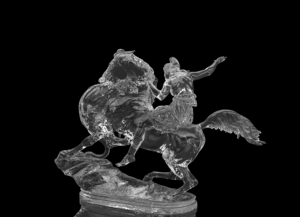 Sculpture d'animal en résine transparente de haute qualité, modèle médical, cheval de guerre, ultra-réaliste, décoration artistique pour la maison - Product Image 2