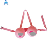 Jouet de fête en PVC durable soufflant à l'air jouet de soutien-gorge gonflable pour adulte spectacle de fête mamelon gonflable mamma staphylion bubby jouet