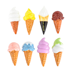 Cabujones de Resina con Forma de Helado, Adorables y en Oferta, para Decoración de Teléfonos, Manualidades, DIY, Accesorios para Scrapbooking - Product Image 1