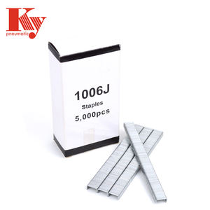 11,2 mm kroon <span class=keywords><strong>1</strong></span>/<span class=keywords><strong>4</strong></span> inch verzinkt roestvrij staal fijne draad nietje meubel bankspeld 10J nietje 1006J - Product Image 3