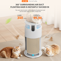 OEM/ODM, système intelligent de surveillance de la qualité de l'air, filtre HEPA H13, purificateur d'air pour animaux domestiques, bureau et maison