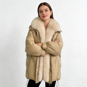 <span class=keywords><strong>Chaqueta</strong></span> Acolchada <span class=keywords><strong>para</strong></span> <span class=keywords><strong>Mujer</strong></span>, Diseño Personalizado OEM, con Cuello de Piel Grande, Acolchado Diamantado, Abrigo de Invierno, Fabricante de Chaquetas Acolchadas - Product Image 3