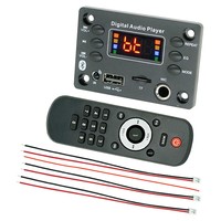 Carte d'amplification haute qualité 2 x 25W avec entrée microphone pour décodage MP3, module audio pour voiture, accessoires audio