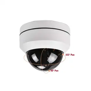 5MP 2MP Wired CCTV Hot Sale Indoor 5X Zoom PTZ Security Dome IP Camera Customized Logo or Package