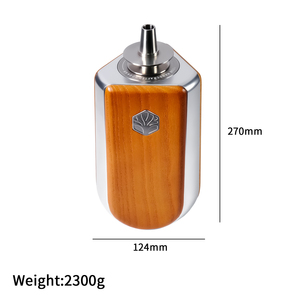 Cachimba de Madera de Alta Calidad con Acero Inoxidable, Estilo Tradicional de Alta Gama, Hecha a Mano, para Salón y Hogar - Product Image 5