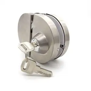 TAKY高品质304SS锁，带两个侧主门，用于玻璃门滑动玻璃门钥匙锁