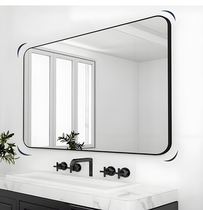 Gương khung nhôm không thấm nước với các góc tròn-Dành cho doanh nghiệp nhỏ/không gian bán lẻ (dịch vụ OEM) - Product Image 4