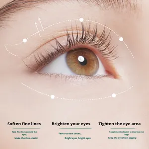 Masque pour les <span class=keywords><strong>yeux</strong></span> en <span class=keywords><strong>gel</strong></span> matriciel solide, hydratant, réducteur de ridules, à base de collagène et d'acide hyaluronique, vente en gros OEM - Product Image 5