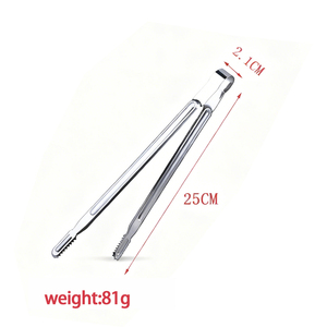 9.8'' Stainless Steel Buffet <strong>Tong</strong> Chafing Dishes Food <strong>Tongs</strong> Anti-scald Cooking Barbecue Bread <strong>Tong</strong> <strong>Kitchen</strong> Steak Pasta Clip - Product Image 2