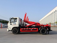 Camion benne compacteur et de collecte de déchets Foton diesel manuel à bras de levage
