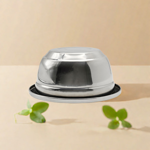 Chất Lượng Cao Đánh Bóng Thép Không Gỉ Thân Thiện Với Môi Đa Chức Năng Trộn Bát Đặt Cá Nhân Sang Trọng Bộ Đồ Ăn Cho Bột - Product Image 2