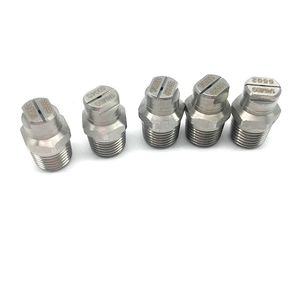 1/4'' 1/8" Lechler Stainless Steel MEG Flat Fan Nozzle High Impact Water 304SS Meg 1/4 1504 Jet Spray Nozzle - Product Image 4