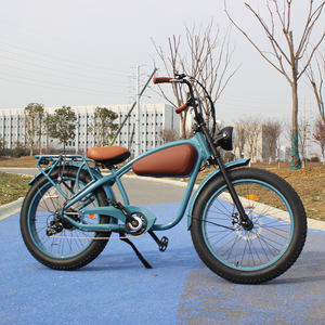 จักรยานไฟฟ้า26นิ้ว750W จักรยานไฟฟ้าแข่งคาเฟ่20Ah <span class=keywords><strong>7</strong></span>สปีด48โวลต์ย้อนยุคจักรยานไฟฟ้า - Product Image 2