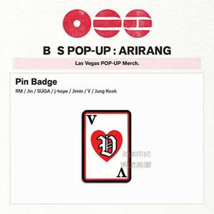 Broche creativo pop-up de ídolos de KPOP ARIRANG, JUNGKOOK, J-HOPE, SUGA, RM, <span class=keywords><strong>JIN</strong></span>, JIMIN, V, de acrílico, para diario, clip, bolso, ropa, decoración - Product Image 2
