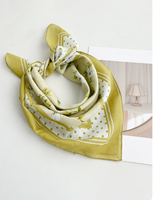 Op maat gemaakte katoenen bandana met digitale print, eigen ontwerp, modieus voor hoofd- en nekbedekking, dagelijks gebruik