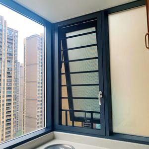 Finestre a battente in alluminio resistenti agli uragani con zanzariera e barra di sicurezza <span class=keywords><strong>per</strong></span> bambini <span class=keywords><strong>per</strong></span> progetti di appartamenti - Product Image 1