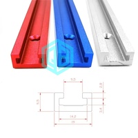 Alat pertukangan 30 tipe T, alat pertukangan 30 tipe t-slot 45/70 jenis Miter Track 80cm 100cm 122cm Chute Track Stop aluminium Alloy Guide Rail tukang kayu