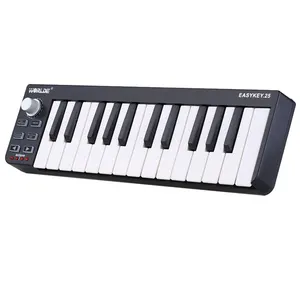 WORLDE Easykey 25 Teclado Portátil Mini 25 Tecla USB MIDI Controller