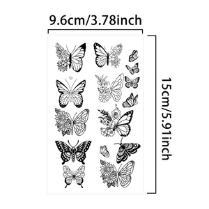 <span class=keywords><strong>Tatuajes</strong></span> Temporales Coloridos, Patrón de Mariposa <span class=keywords><strong>Tatuajes</strong></span> Impermeables <span class=keywords><strong>para</strong></span> Cara, Brazos y Piernas - Product Image 5
