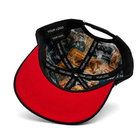 Sombreros casuales de mujer con bordado personalizado, diseño de 5 paneles en forma de A, logotipo impreso, visera curva y detalles de encaje, para pedidos al por mayor.