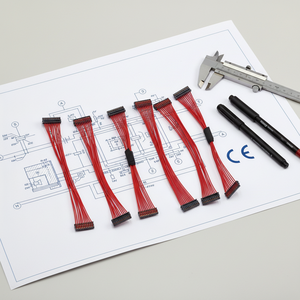 उल प्रमाणित कस्टम माइक्रो पिच वायर हार्नेस, सटीक इलेक्ट्रॉनिक्स के लिए माइक्रो कनेक्टर के साथ लाल अल्ट्रा-फाइन वायरिंग असेंबली - Product Image 6