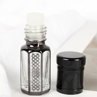 Flacons roll-on de luxe pour huiles essentielles 3ml 6ml 12ml – Bouteilles en verre pour crème contour des yeux, parfum et huiles essentielles