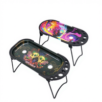 Kit de remplissage de cônes pré-roulés Gemini Skull Print avec plateau de remplissage, stylo de remplissage et brosse de nettoyage – Accessoire pour fumeurs